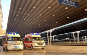 张女士在北京市西城区专业转运救护车转运中心租赁案例！